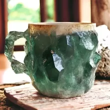 Crystal Gemstone Mineral Mug