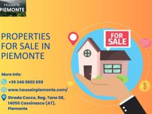 Properties for Sale in Piemonte