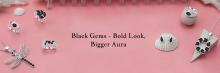 Black gemstones