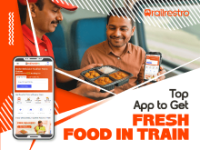 food on train