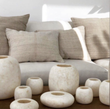 Alabaster Candle Holders