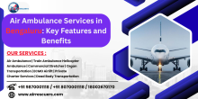 Air Ambulance Services in Bengaluru