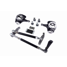 Dana 44 high steer kit, Chevy 10 bolt crossover steering kit, Dana 44 crossover steering, high steer kit with knuckles, GM crossover steering kit, Dana 44 steering upgrade, Chevy 10 bolt steering knuckle, crossover steering conversion, 1 ton steering upgrade, Dana 44 high steer arm, billet high steer arms, flat top knuckle Dana 44, Dana 44 crossover steering GM, high steer crossover kit USA made, lifted truck steering upgrade, off road steering kit, Dana 44 steering knuckles GM Chevy, complete crossover ste