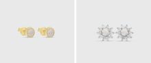 cremation memorial earrings, cremation earrings for ashes