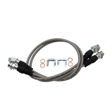 Off-Road Stainless Steel Braided Brake Hose Kit with Fittings and Copper Washers