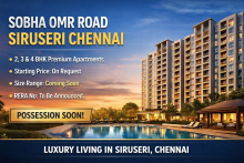 Discover Sobha OMR Road Siruseri, a premium residential project by Sobha Group in Siruseri, Chennai. Explore 2, 3 & 4 BHK apartments with modern amenities, excellent connectivity, and investment potential.