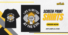 screen printing, custom apparel