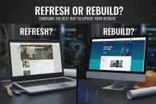 refresh or rebuild website