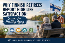 Why do Finnish retirees report such high levels of life satisfaction?