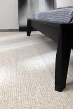 Carpet made with undyed natural wool