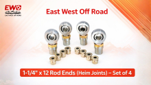 1.25 Rod Ends | Heavy-Duty Chromoly Heim Joints