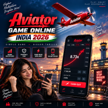 Aviator Game Online India 2026 featuring a red airplane, rising multiplier gameplay, cash-out screen, and mobile gaming interface.