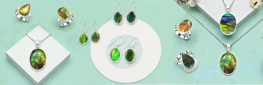 ammolite is highly valued in jewelry 
