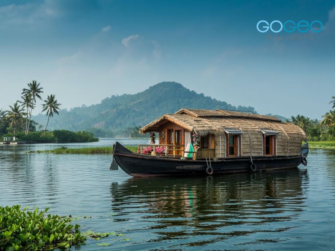 an image of a house boat in the river