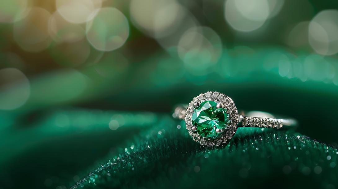 GIA Natural Emerald Diamond Rings