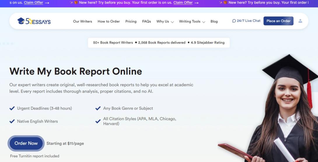 write my book report