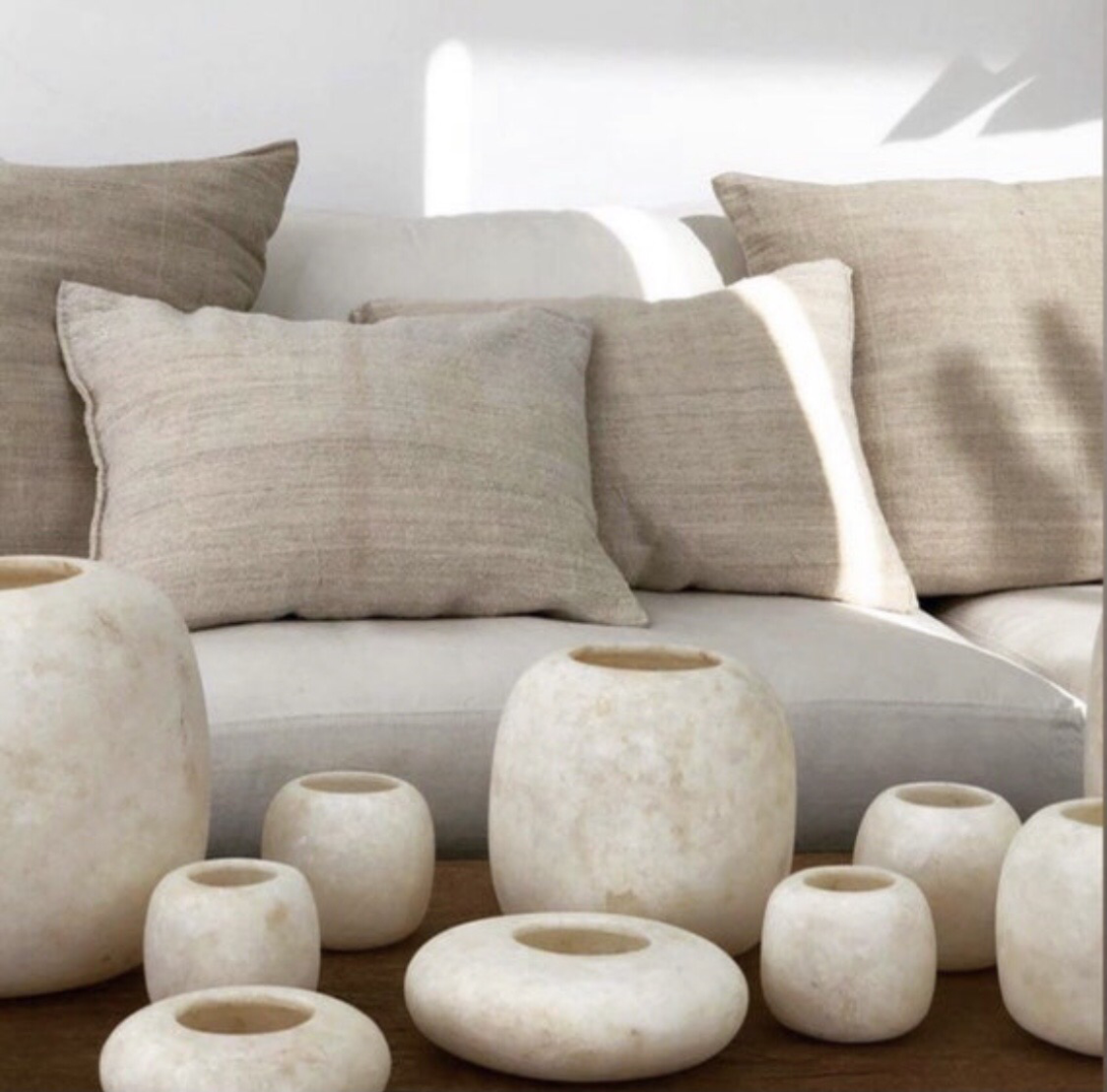 Alabaster Candle Holders