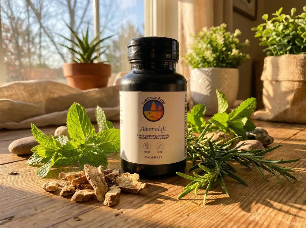 Ashwagandha and rhodiola ingredients in adrenal support supplements