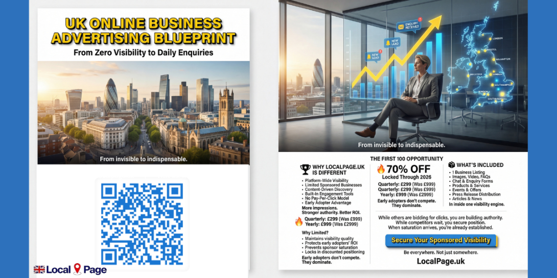 Local Page UK offers SEO-optimized listings to help diverse brands reach more customers.