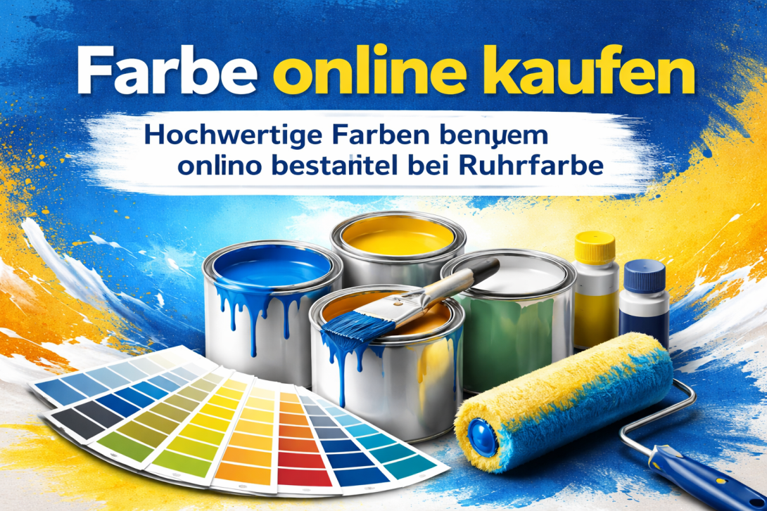 Farbe online kaufen bei Ruhrfarbe: Entdecken Sie hochwertige Farben, einfache Bestellung und schnelle Lieferung. Jetzt die passende Lösung für Ihr Projekt finden