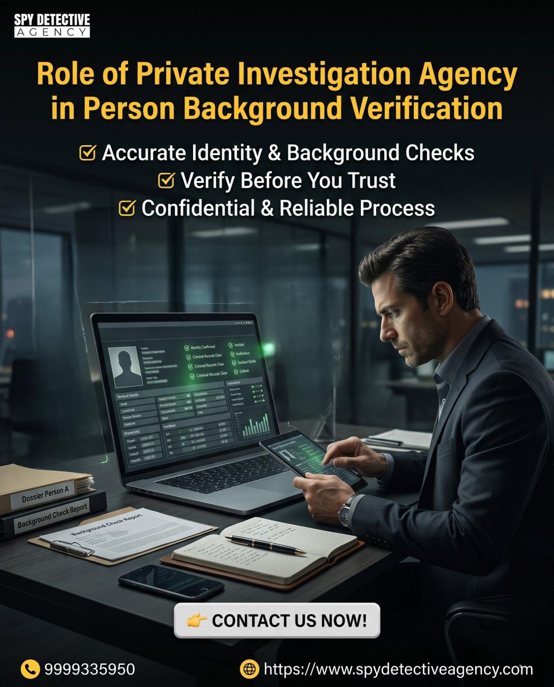 Role of Private Investigation Agency in Person Background Verification