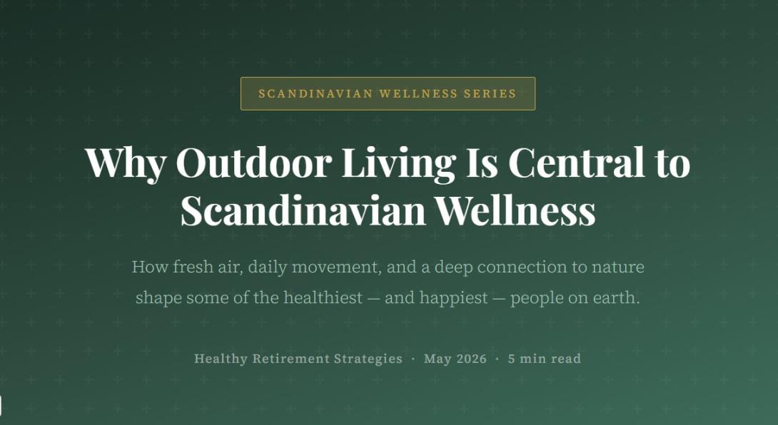 Nature and movement are common themes in Nordic wellness traditions.