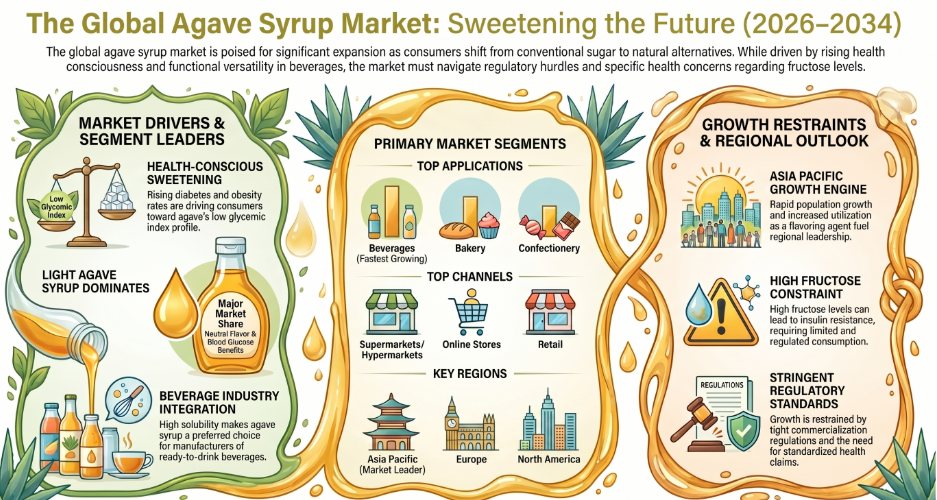 Agave Syrup, Agave Syrup Industry, Agave Syrup Market, Agave Syrup Market Size, Agave Syrup Market Share, Agave Syrup Market Trends, Agave Syrup Market Growth, Agave Syrup Market Demand