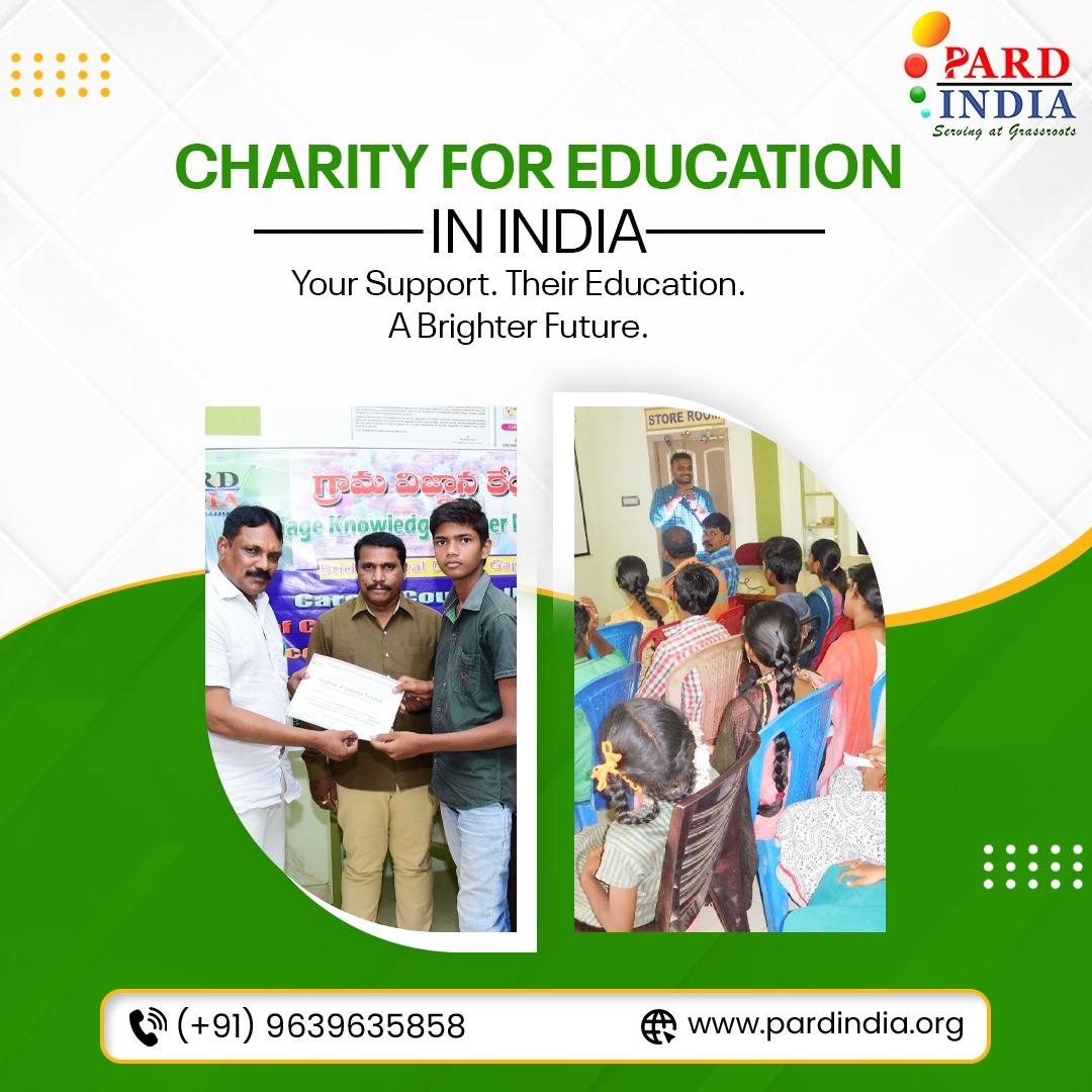 Charity For Education in India