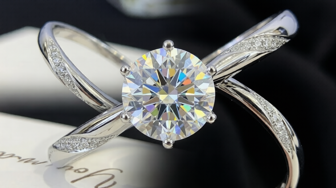 Pave Lab Grown Diamond Ring