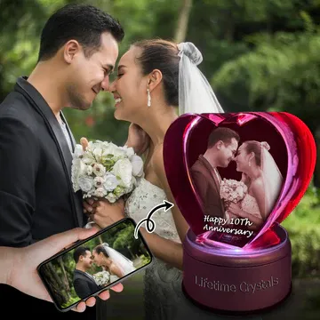 3D Crystal Heart 