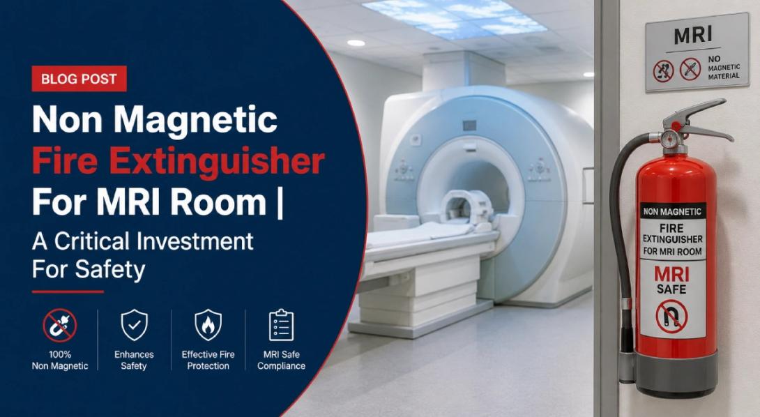 Non Magnetic Fire Extinguisher For MRI Room