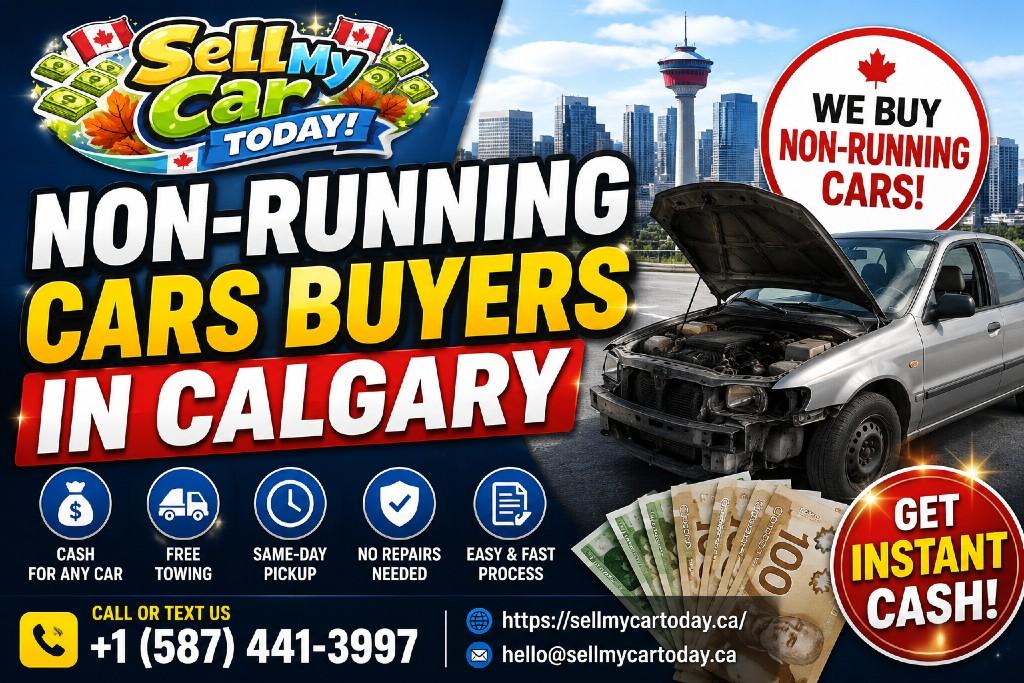 Non-Running Cars Buyers In Calgary