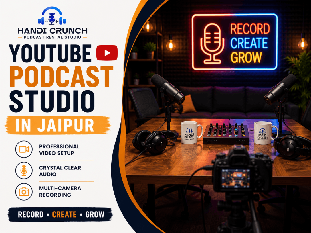YouTube Podcast Studio in Jaipur