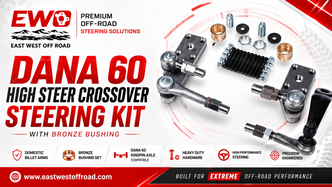 Dana 60 Kingpin High Steer | Bronze Bushing Crossover Kit