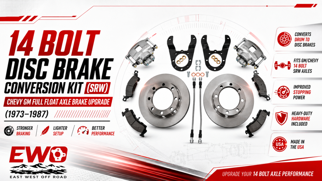 14 Bolt SRW Disc Brake Kit | Chevy GM Rear Brake Upgrade