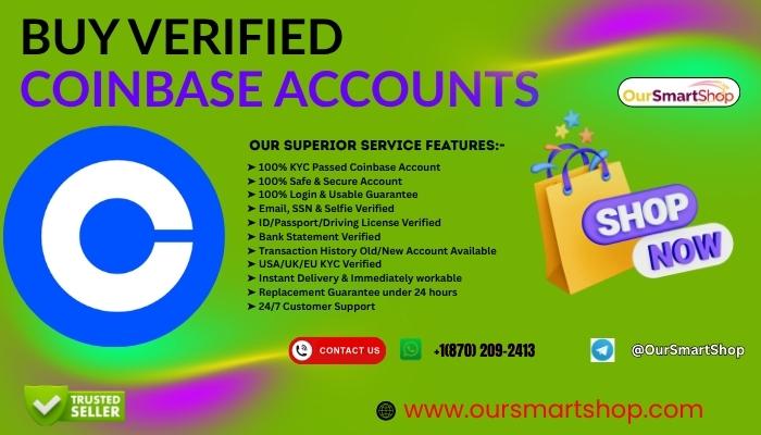 Best Place to Buy Verified Coinbase Accounts  From OurSmartShop  If you’re looking to Buy Verified Coinbase Accounts LLC/LTD, look no further than OurSmartShop, the premier destination for secure and reliable cryptocurrency transactions. At OurSmartShop, we understand the importance of having a verified account on platforms like Coinbase, where security and compliance are paramount. Our platform offers an extensive range of verified accounts tailored to your needs, ensuring you can dive into the world of di