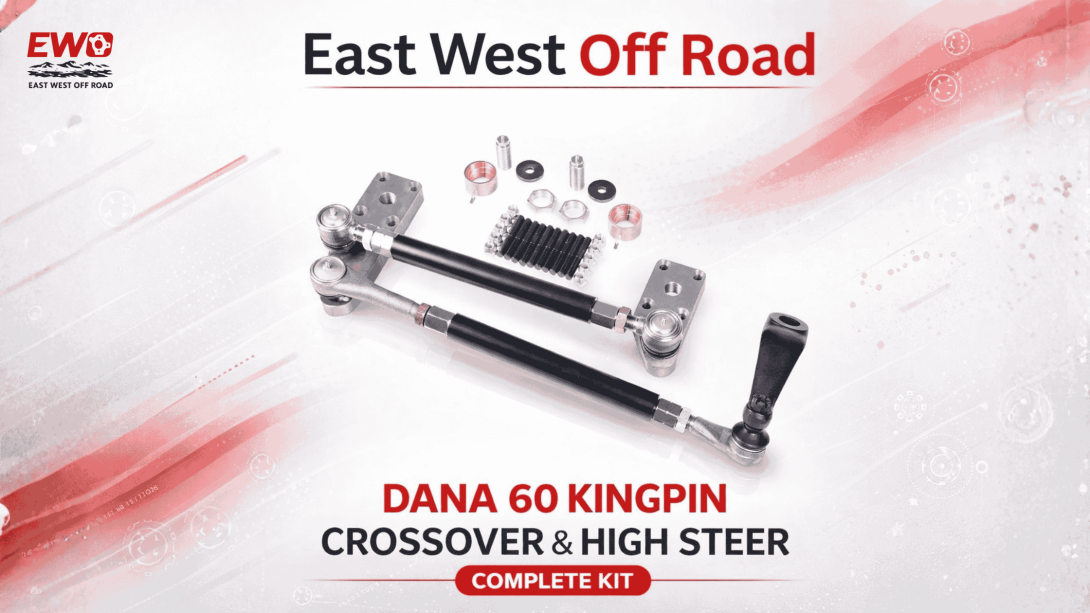 A matched driver- and passenger-side arm pair provides the raised mounting points for a Dana 60 high steer system. This guide explains what the five-hole billet arms contribute, why supporting Kingpin and linkage components matter, and when a complete package is more practical than sourcing an arm pair alone.