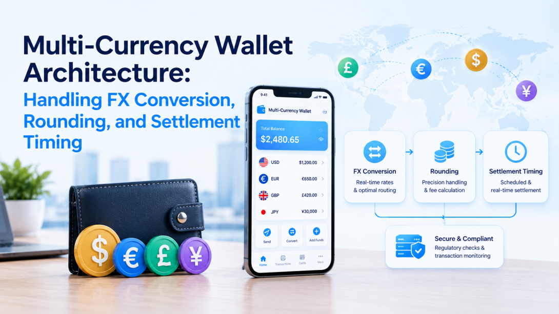Multi-Currency Wallet Architecture: Handling FX Conversion, Rounding, and Settlement Timing